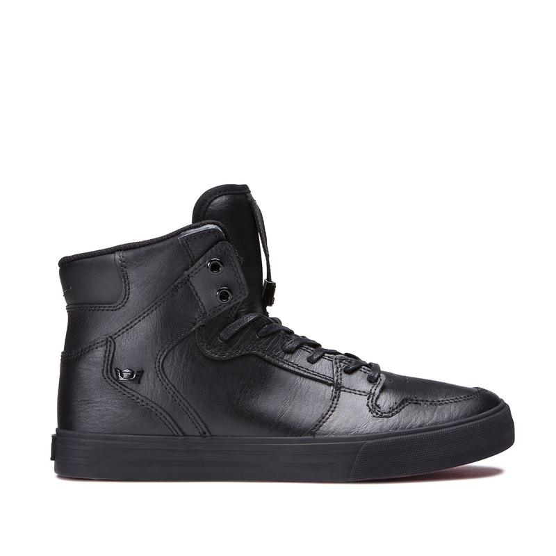 Buty Supra VAIDER - Sneakersy Wysokie Damskie - Czarne (BESY-25941)